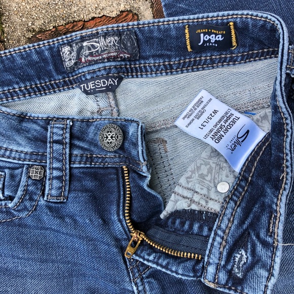 Silver Tuesday mid super skinny jeans size 25 - Picture 4 of 7